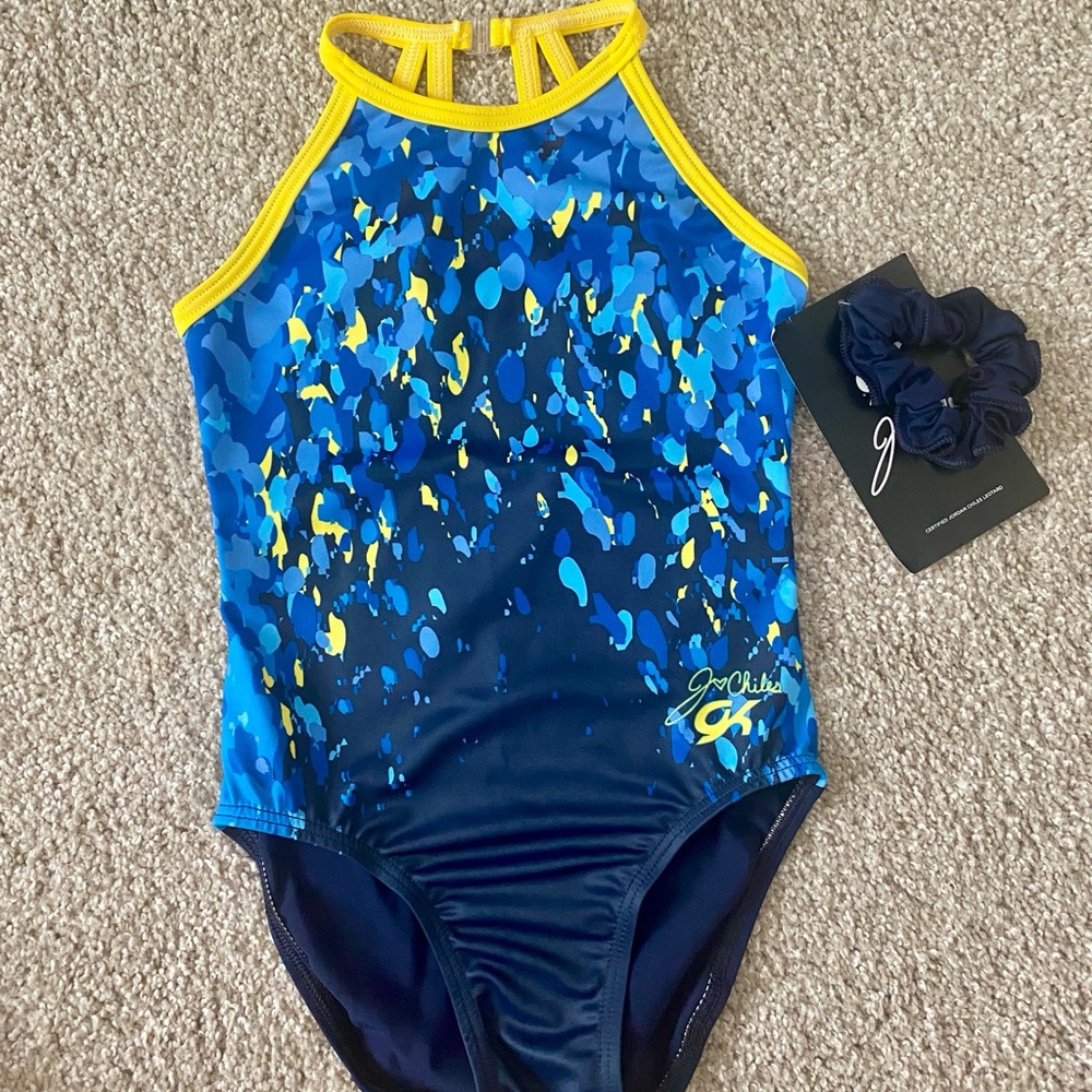 NWT GK Jordan Chiles Leotard Size CM (refer to sizing chart in pics)
